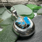 Dreamweaver Moon & Star Necklace - 18 / Blue