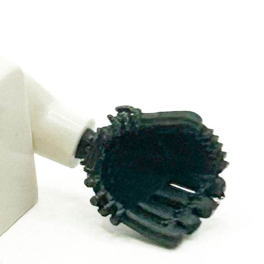 Black Baseball Glove (Left Hand) for Minifig [3D Printed] - 