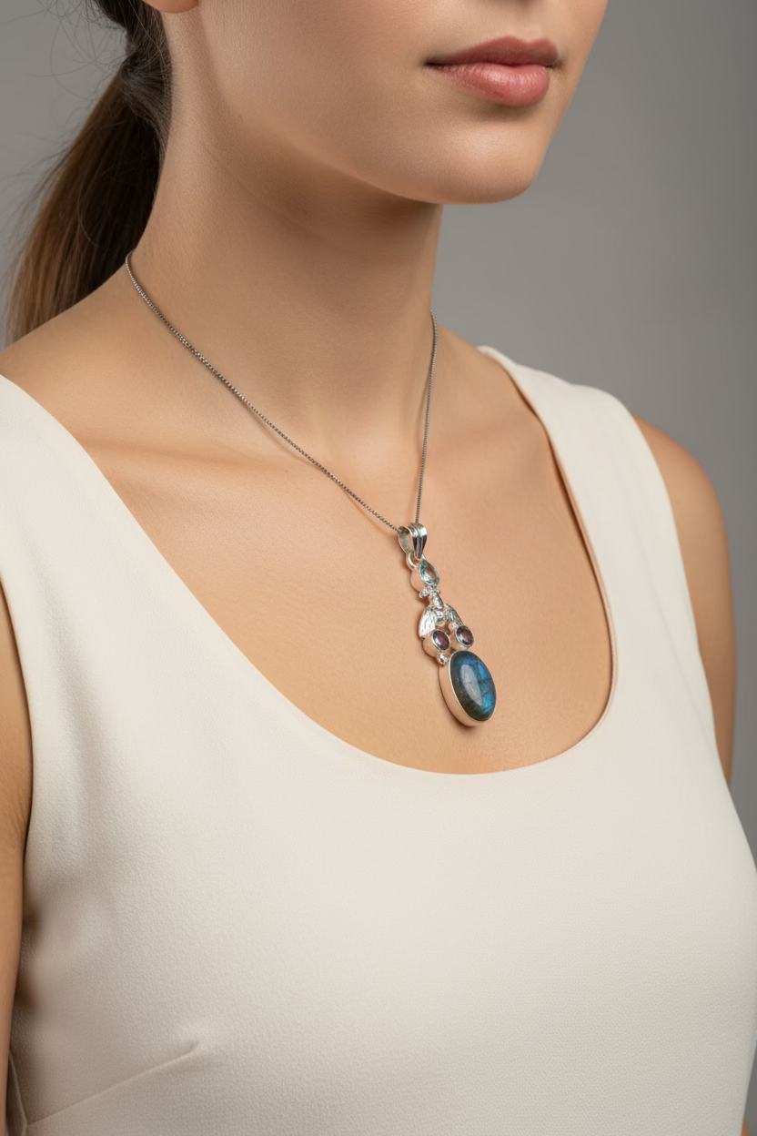 Fairy Dust Bee Necklace