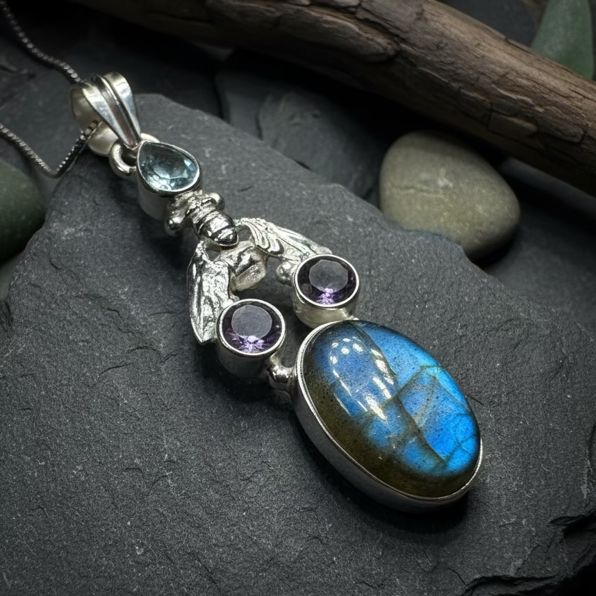 Fairy Dust Bee Necklace