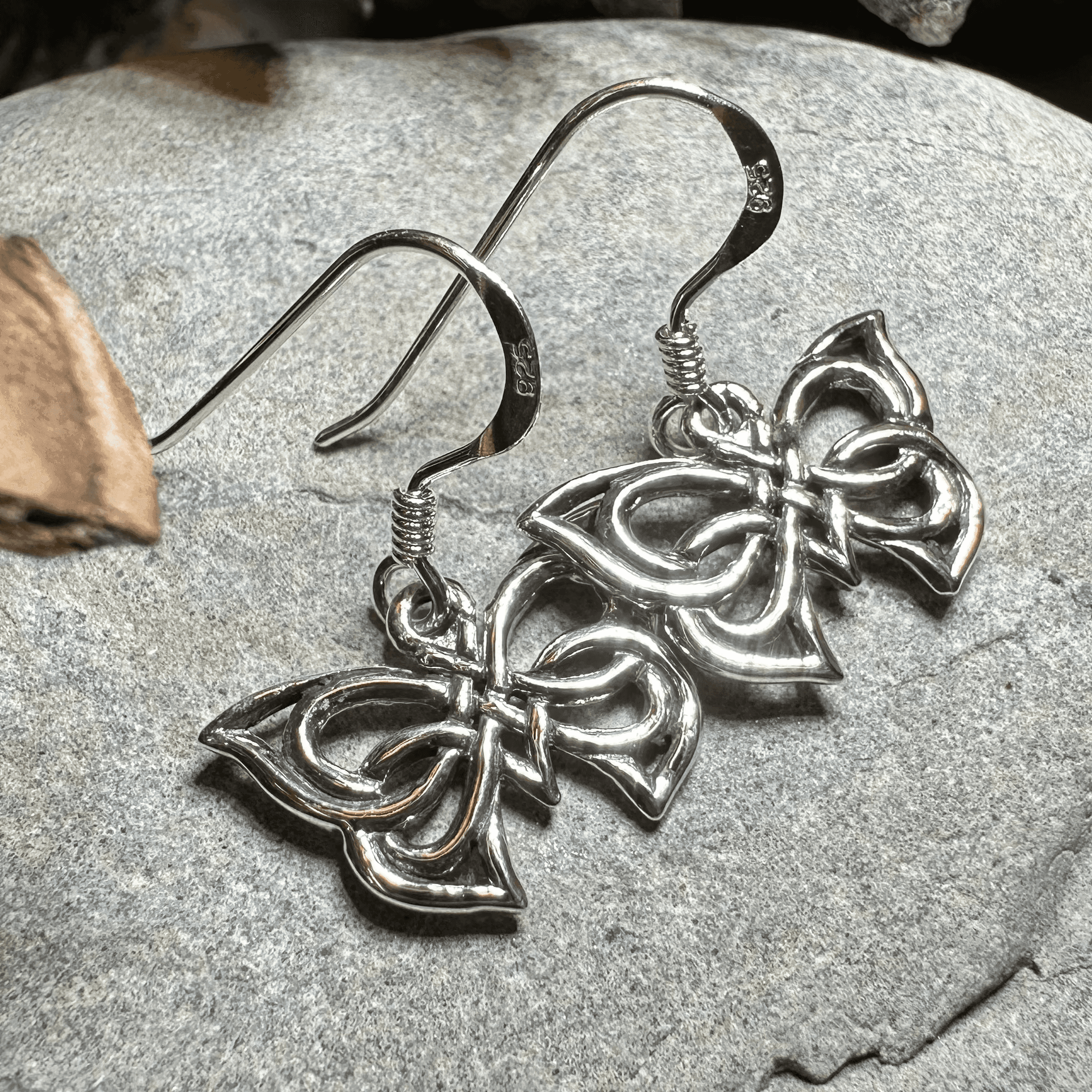 Flutter Celtic Butterfly Earrings - 