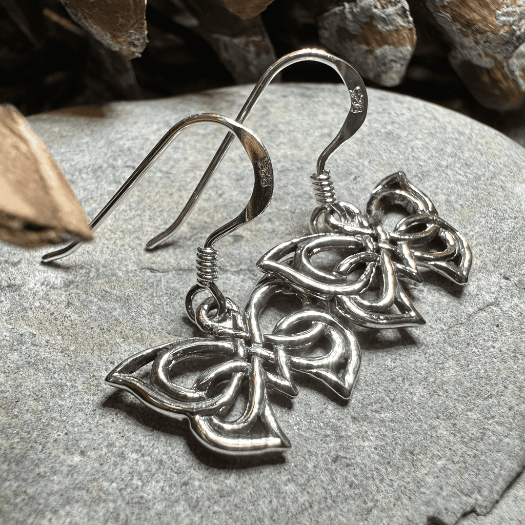 Flutter Celtic Butterfly Earrings - 