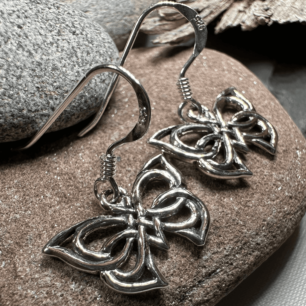 Flutter Celtic Butterfly Earrings - 