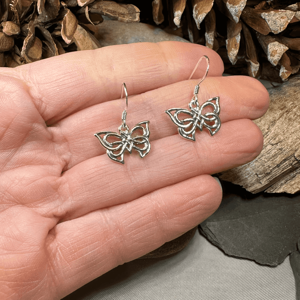 Flutter Celtic Butterfly Earrings - 