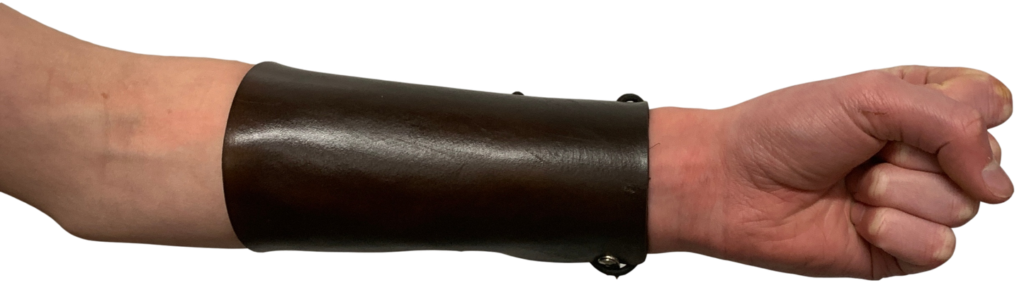 Classic Youth Arm Guard - Dark Brown