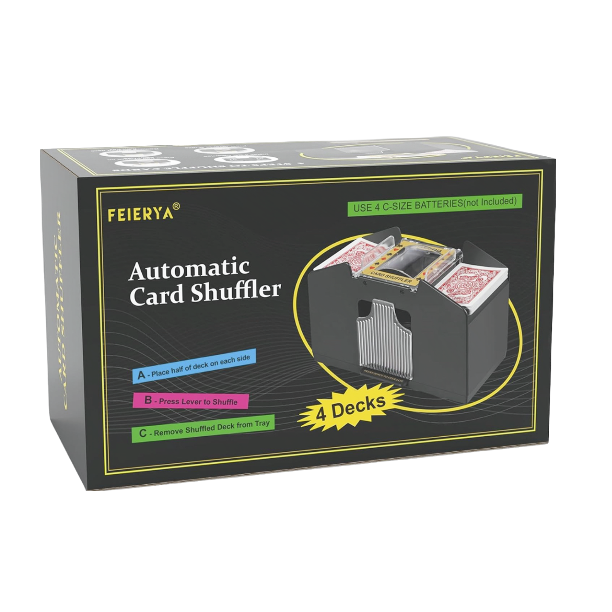 Automatic Card Shuffler 4-Deck | New