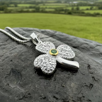 Shimmering Shamrock Necklace