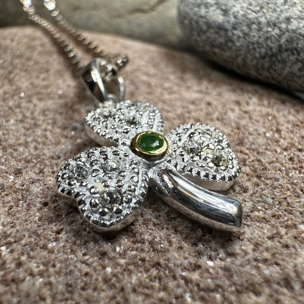 Shimmering Shamrock Necklace