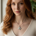 Shimmering Shamrock Necklace