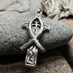 Ichthys Celtic Cross Necklace - 18