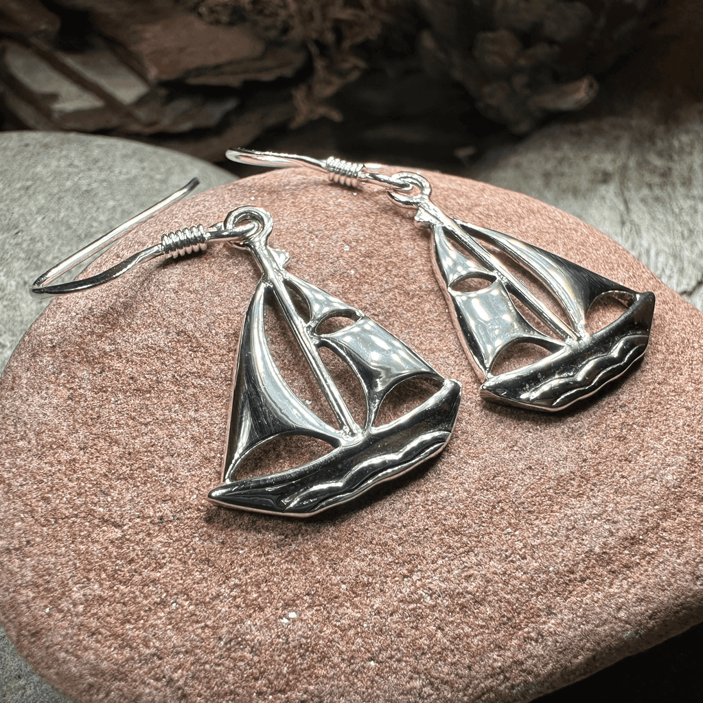 Fairwinds Ship Earrings - 18