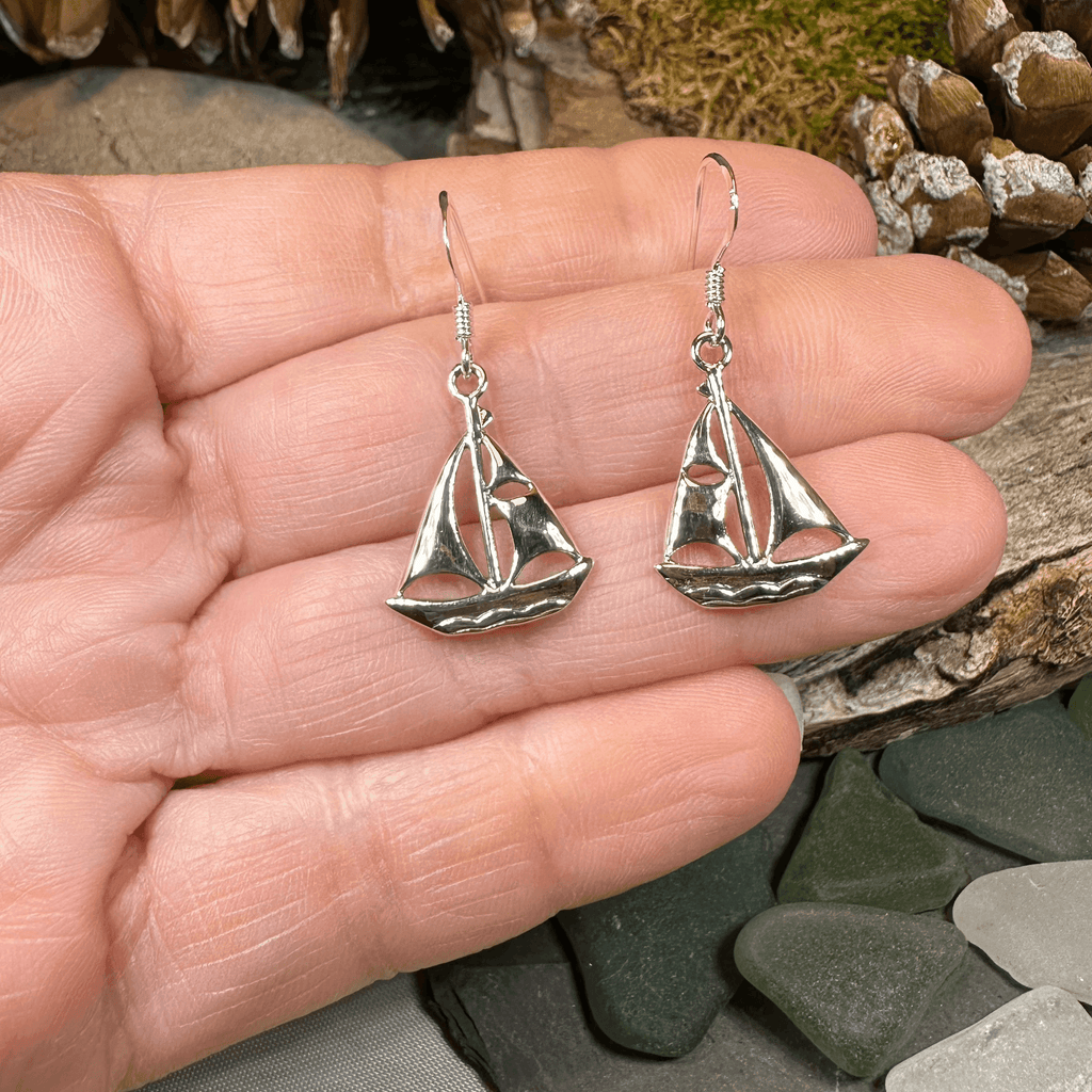 Fairwinds Ship Earrings - 18