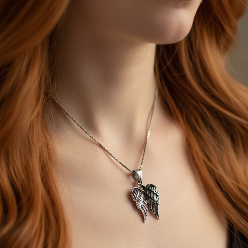 Gentle Angel Wings Necklace