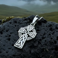Celtic Sterling Silver Cross Necklace