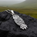 Silver Owl Necklace