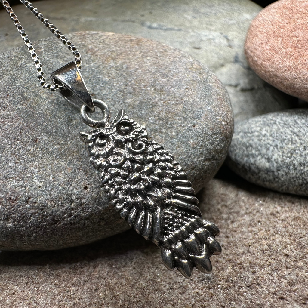 Silver Owl Necklace