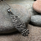 Silver Owl Necklace