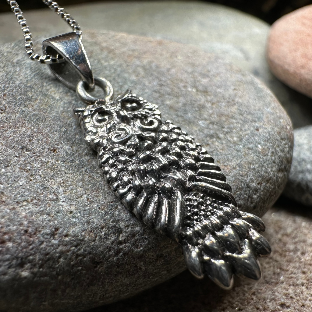 Silver Owl Necklace
