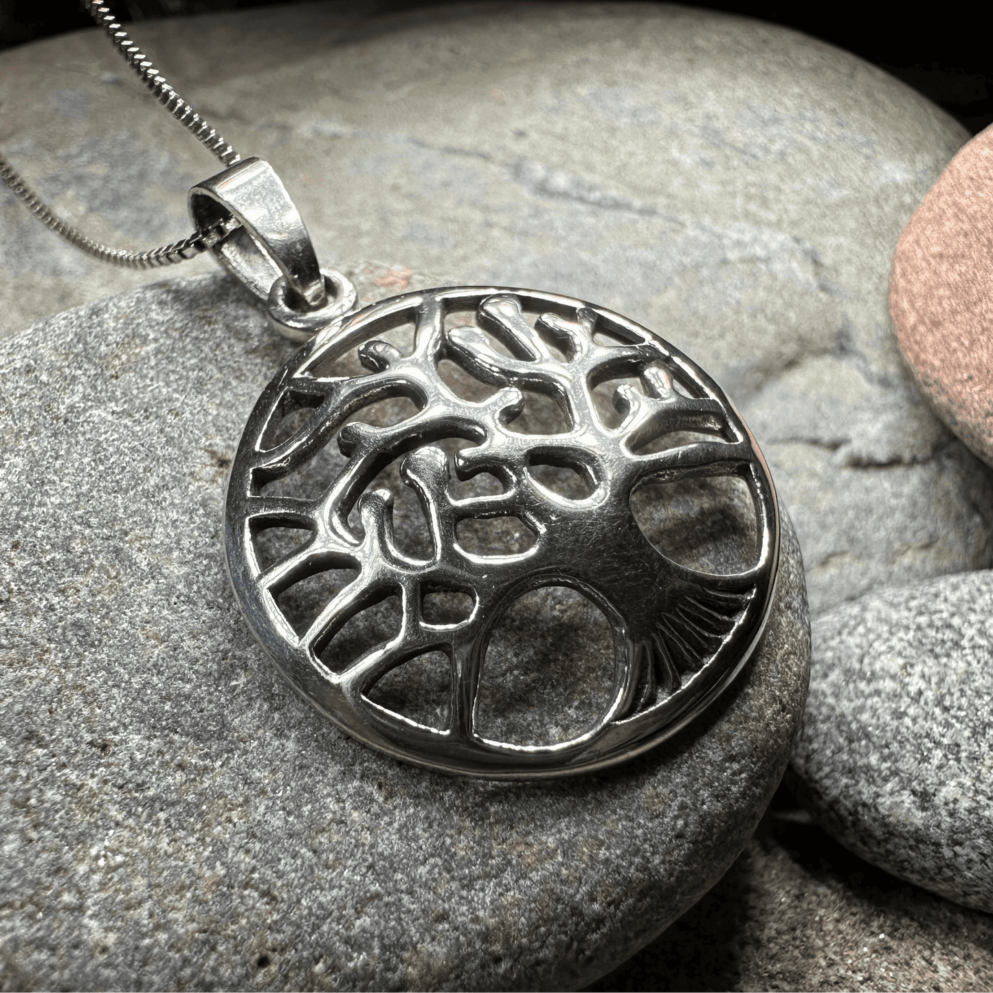 Modern Tree of Life Necklace - 18
