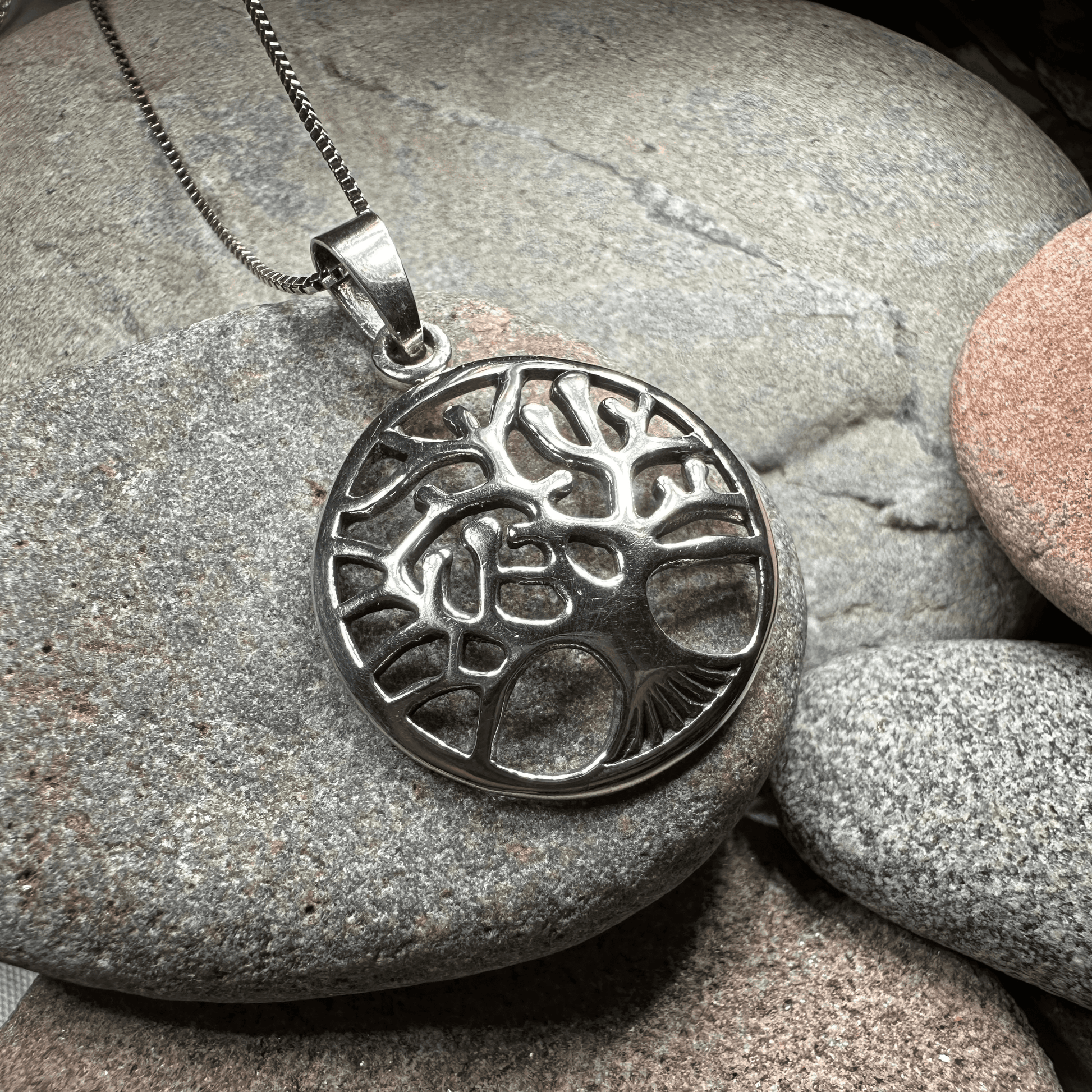 Modern Tree of Life Necklace - 18