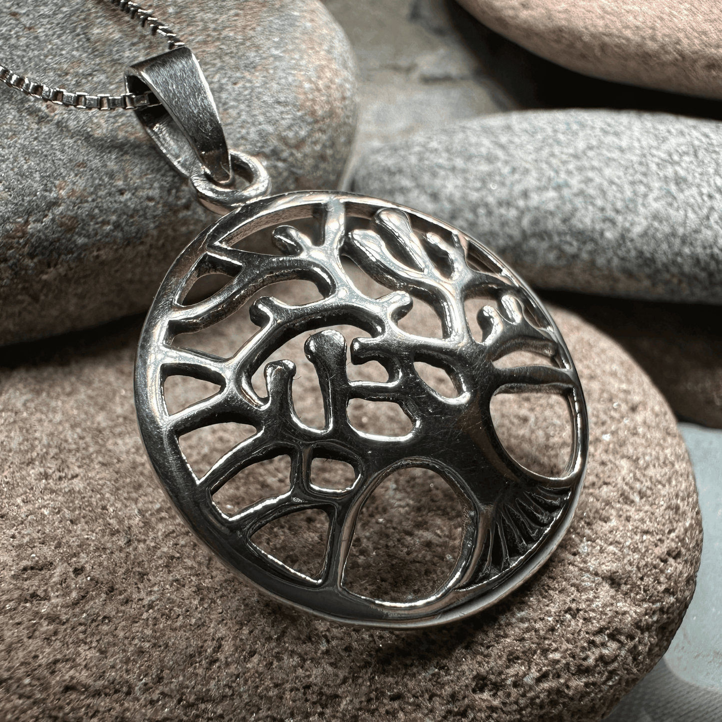 Modern Tree of Life Necklace - 18