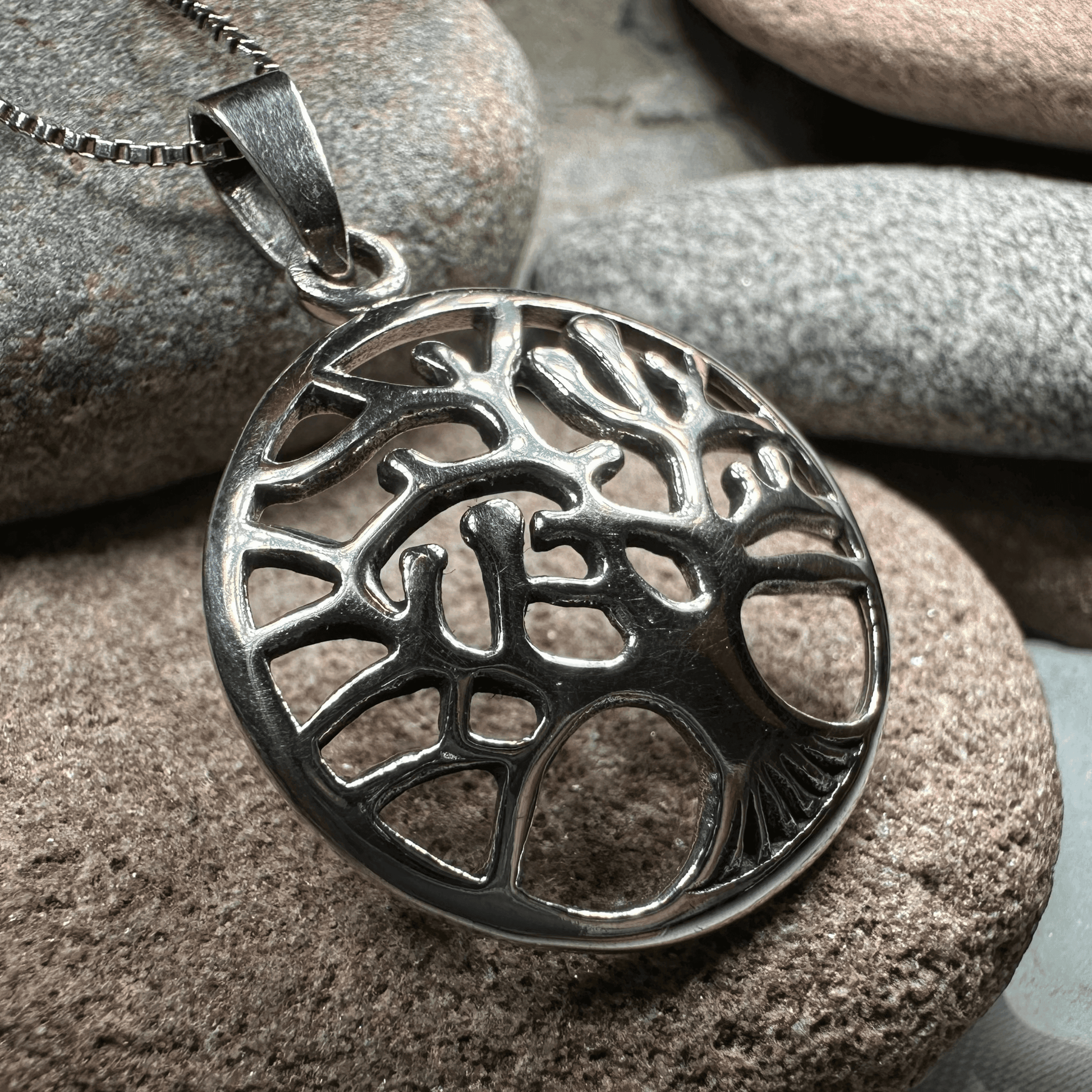 Modern Tree of Life Necklace - 18