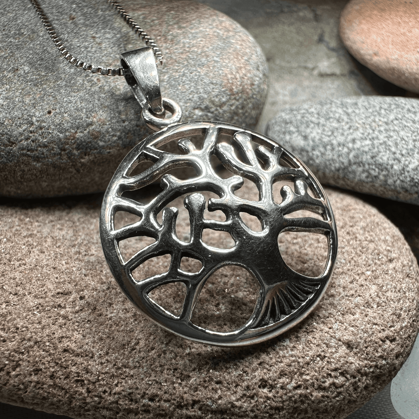 Modern Tree of Life Necklace - 18