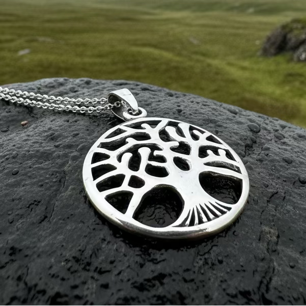 Modern Tree of Life Necklace