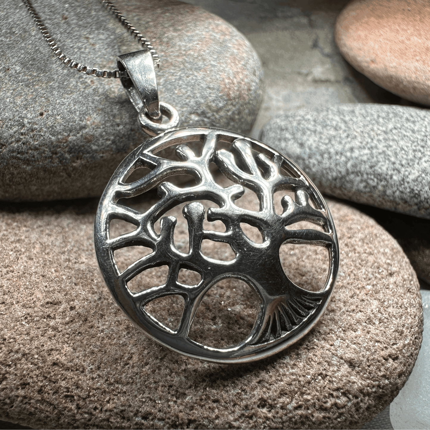 Modern Tree of Life Necklace - 18