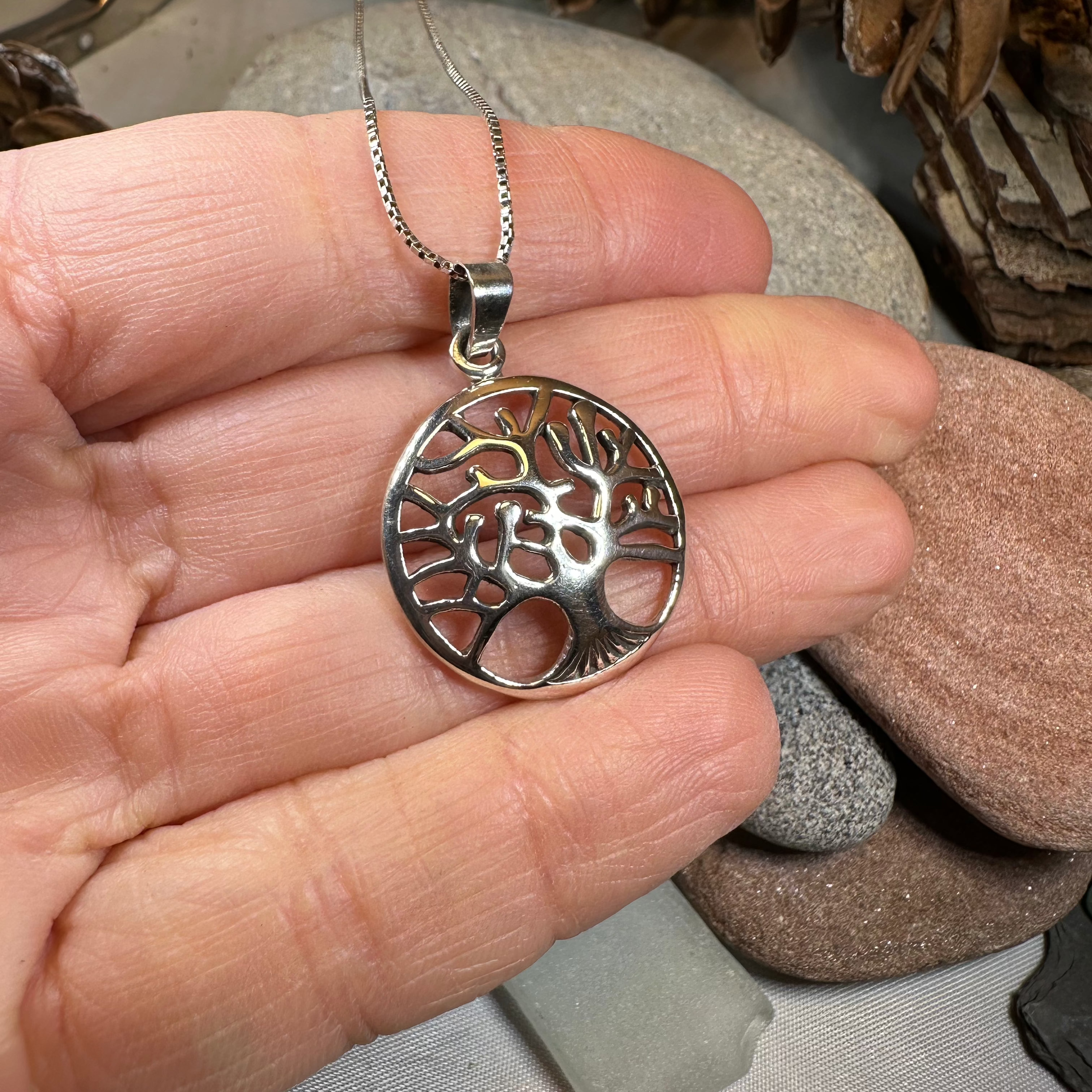 Modern Tree of Life Necklace