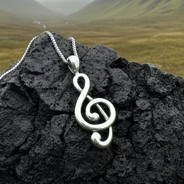 Sweet Music Note Necklace