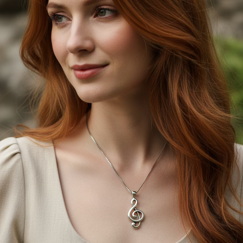 Sweet Music Note Necklace