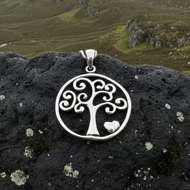 Heart Tree of Life Necklace