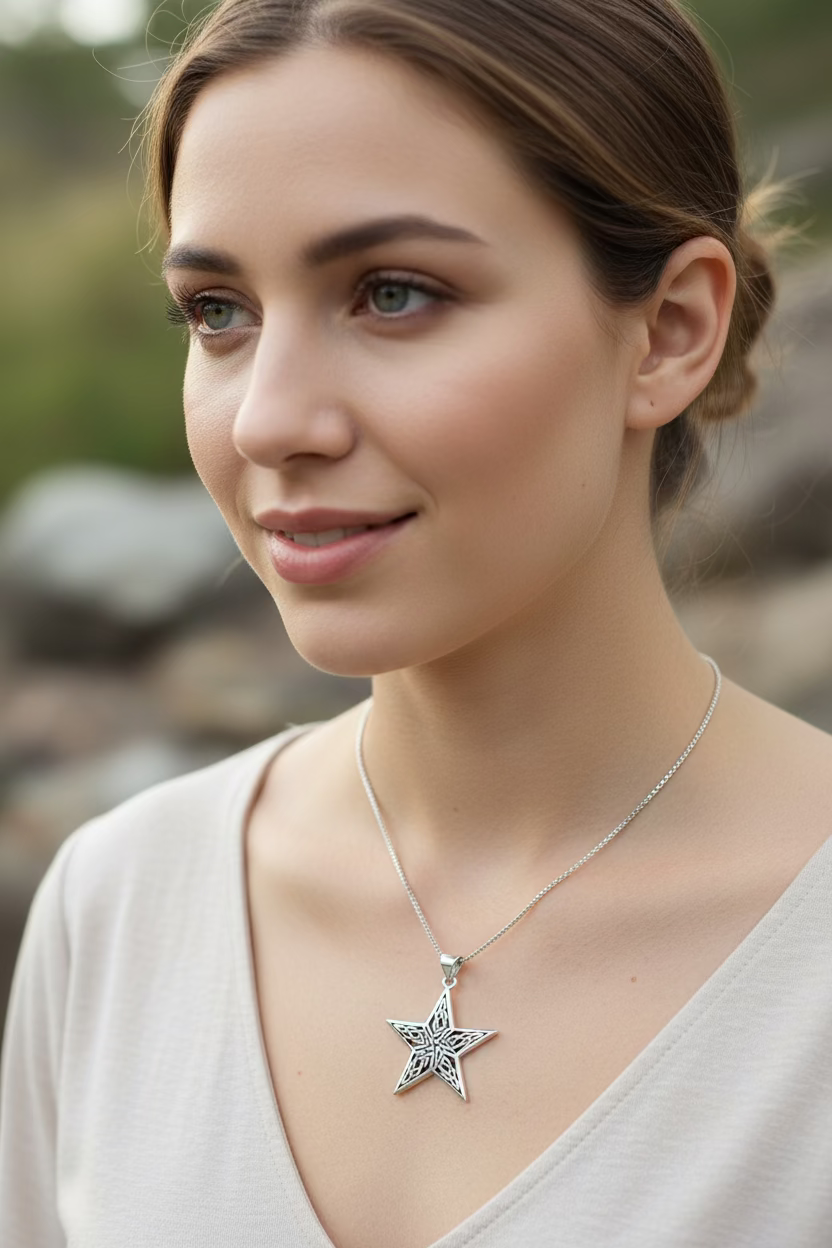 Constella Celtic Star Necklace