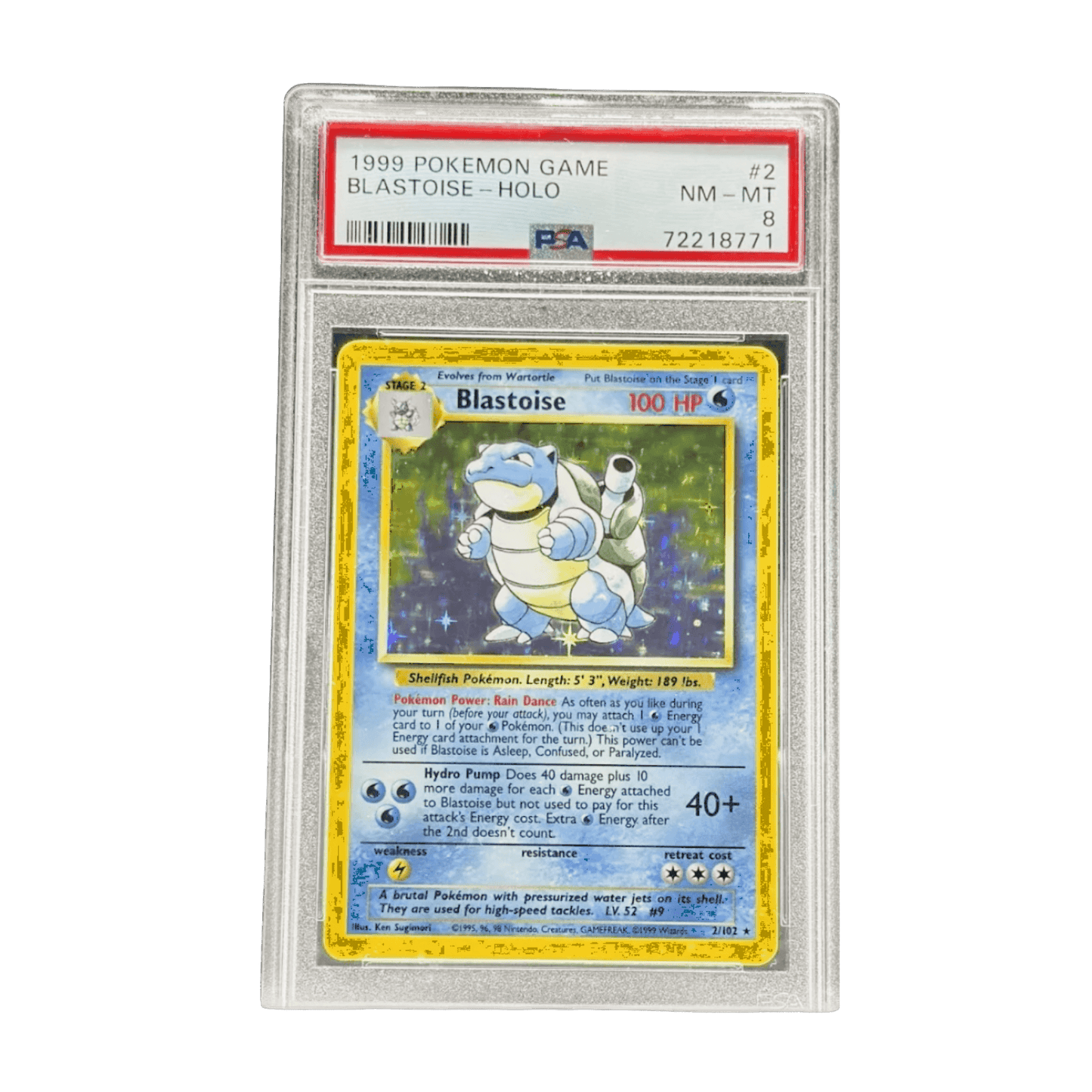 Pokemon PSA Graded Single Cards - Featured! Blastoise | Base Set | 8