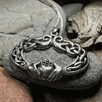 Claddagh Celtic Lace Necklace - 18