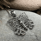 Blanca Butterfly Necklace - 18