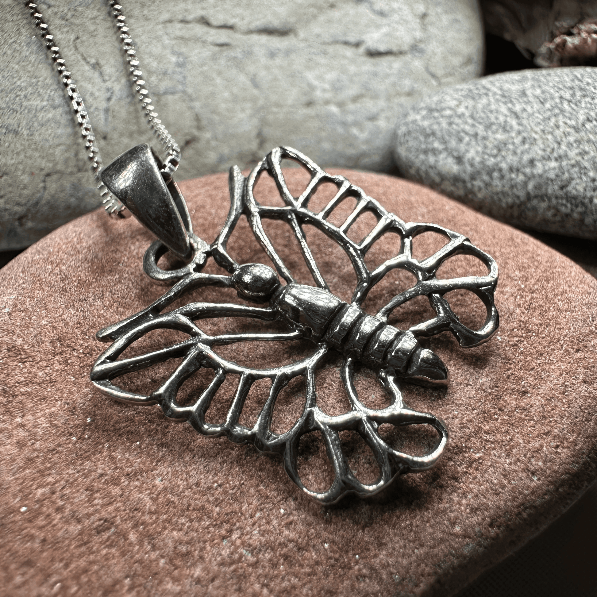 Blanca Butterfly Necklace - 18