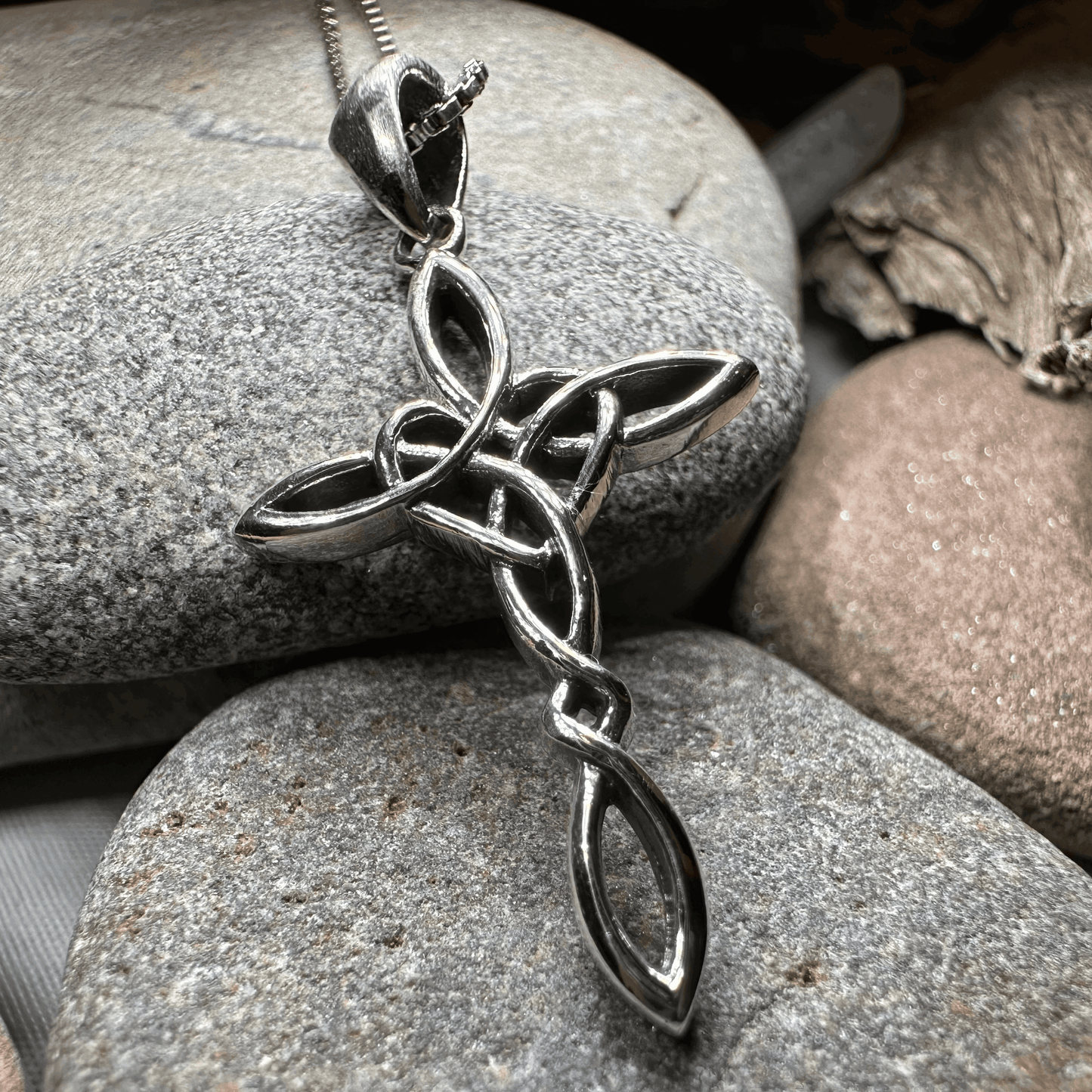 Pure Love Celtic Cross Necklace - 18