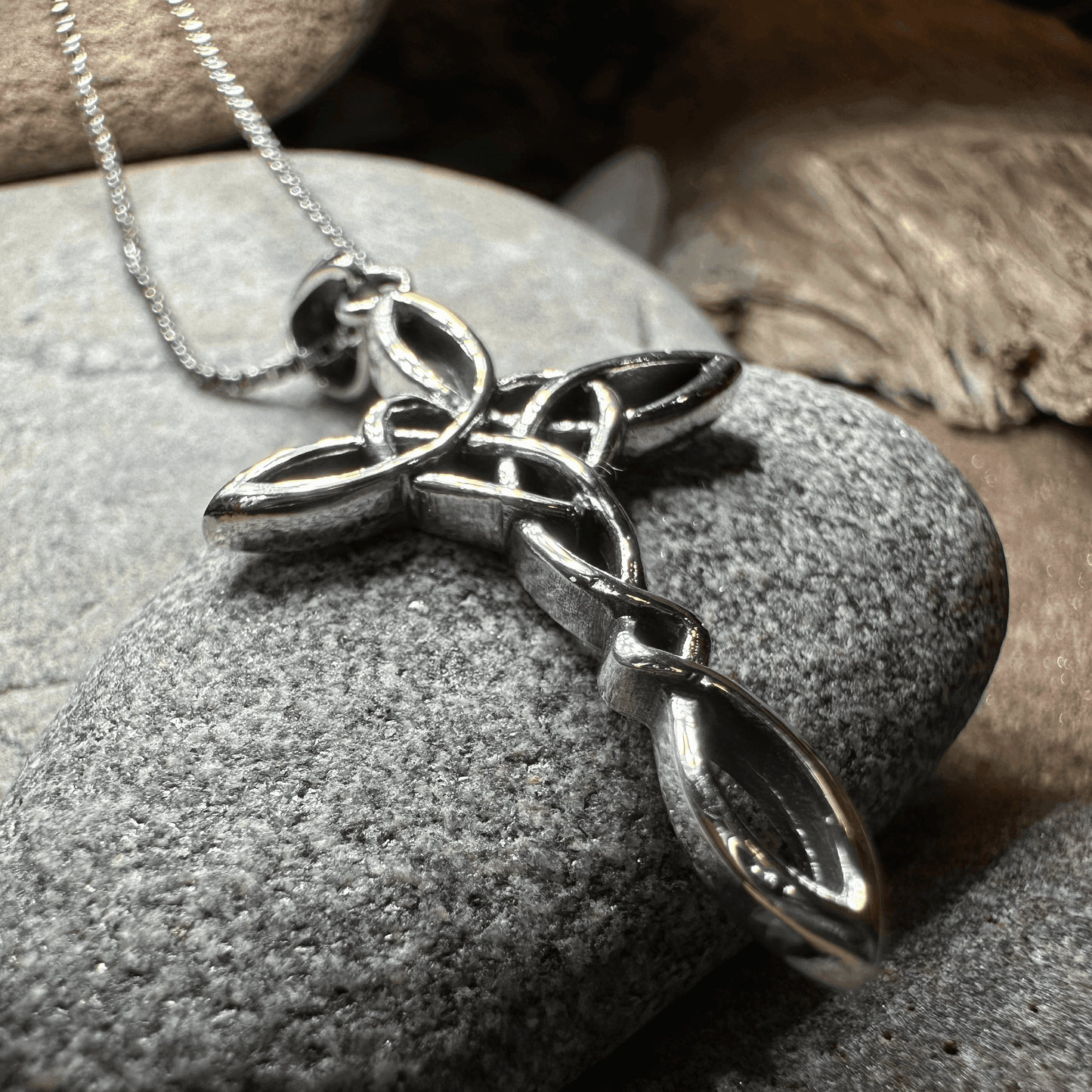 Pure Love Celtic Cross Necklace - 18