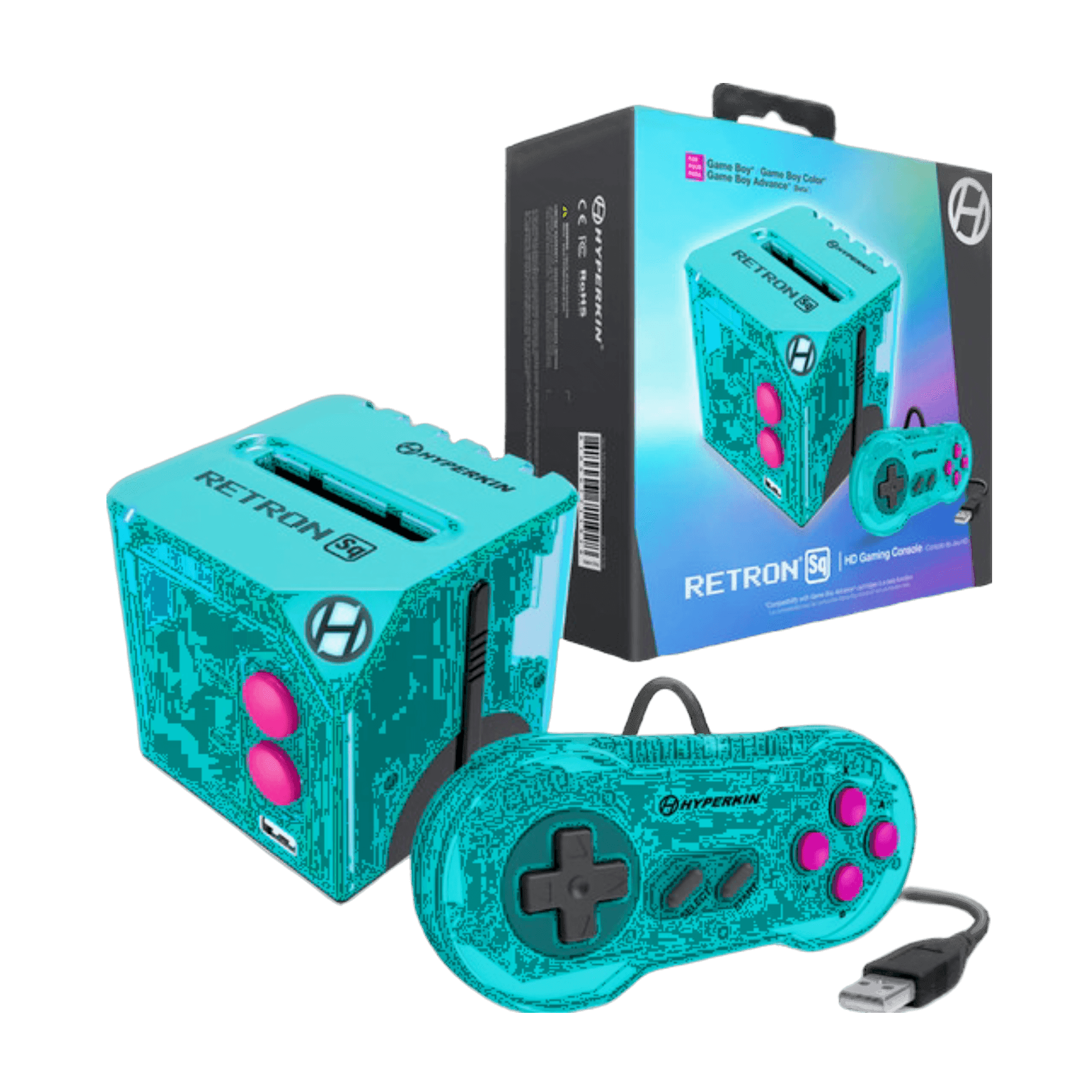 Retron Square Gameboy / Gameboy Advance Emulator Console - Hyper Beach
