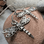 Dragonfly Drop Earrings - 