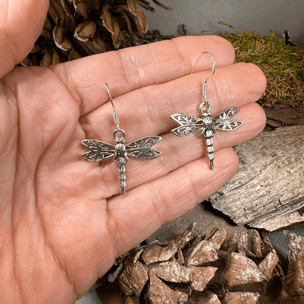 Dragonfly Drop Earrings - 