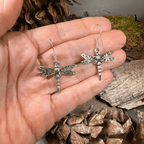 Dragonfly Drop Earrings - 