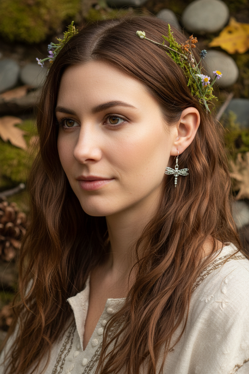 Dragonfly Drop Earrings
