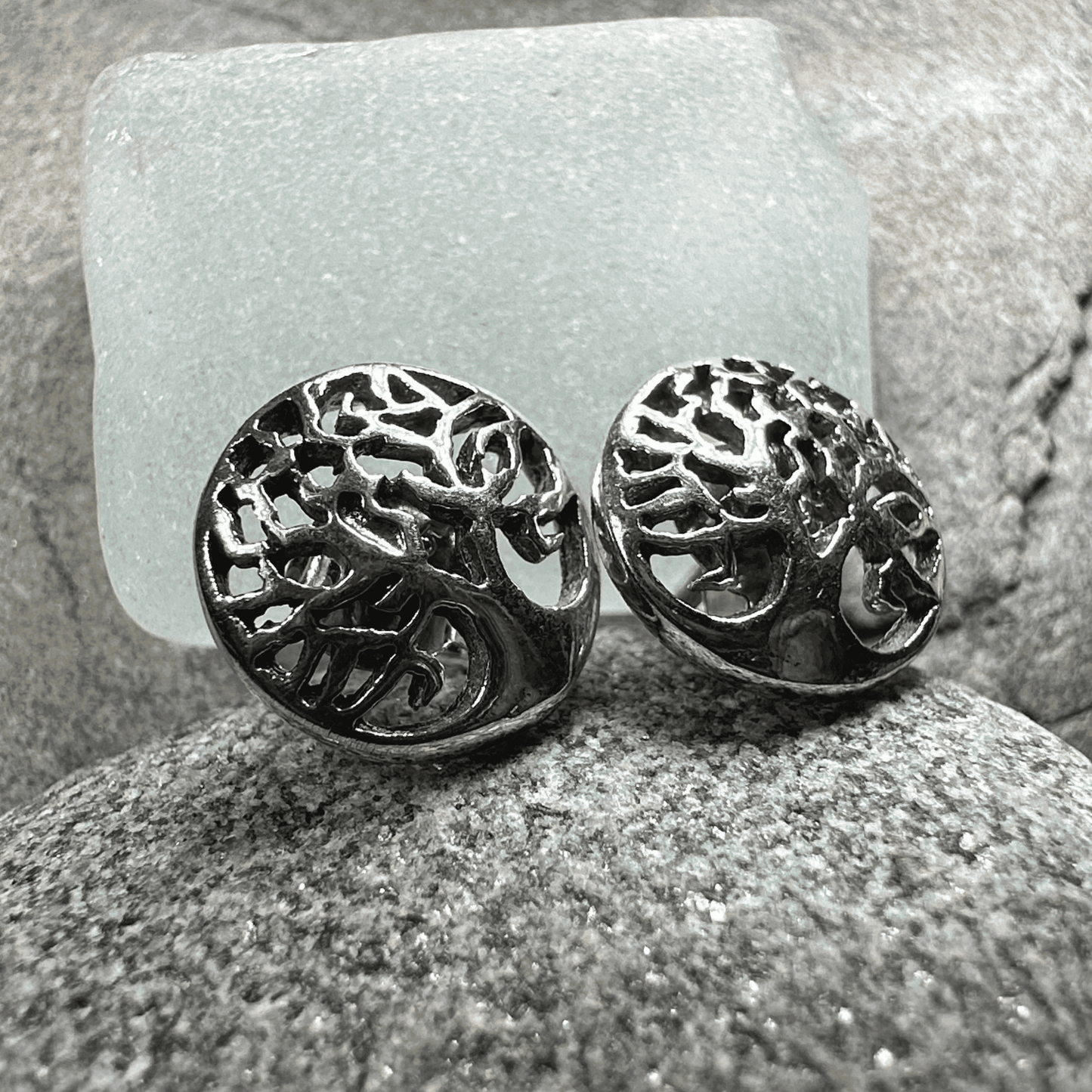 Celtic Tree of Life Stud Earrings - 