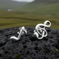 Music Note Stud Earrings