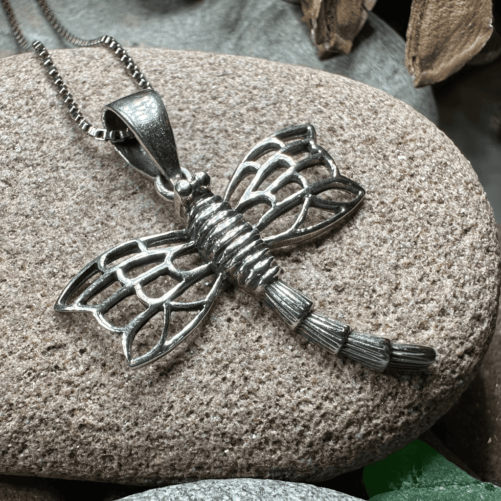 Celtic Dragonfly Necklace - 18