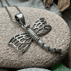 Celtic Dragonfly Necklace - 18