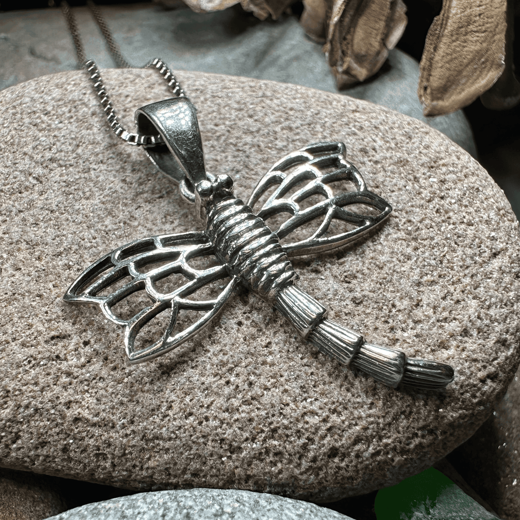 Celtic Dragonfly Necklace - 18